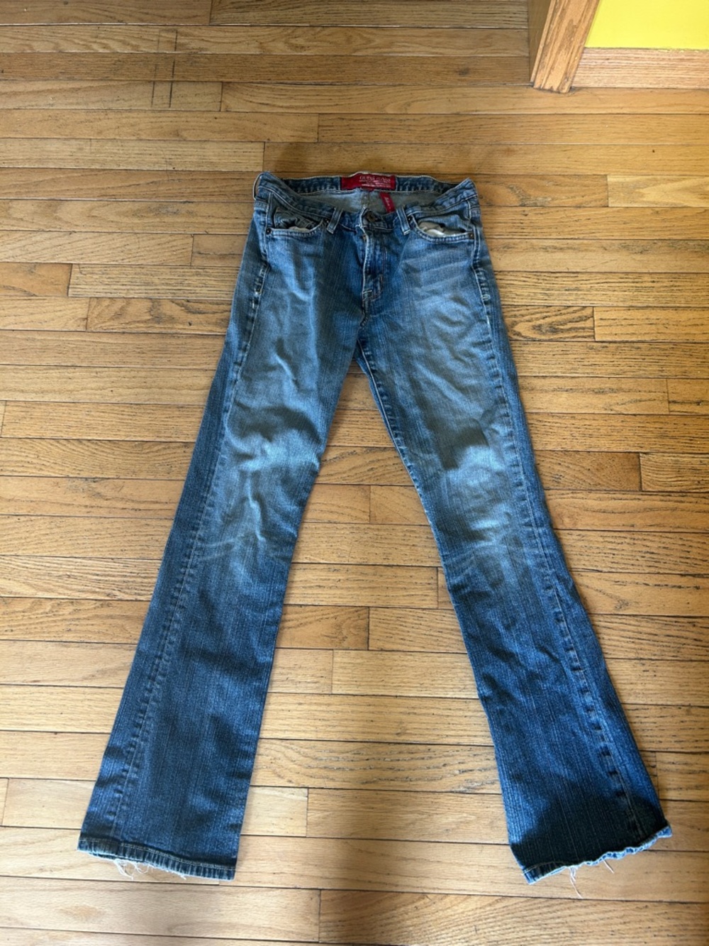 Guess Blue Washed Flare Jeans